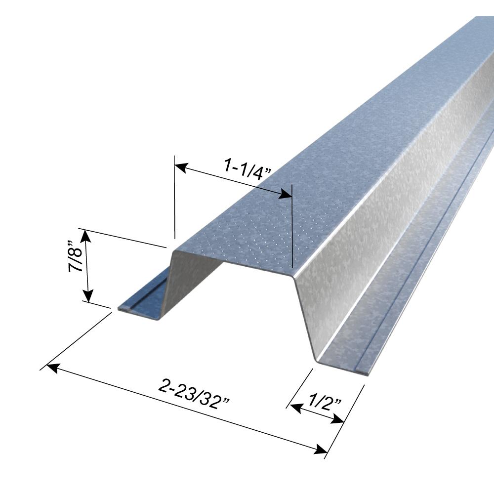 Hemmed edges only available on 18mil (25ga)